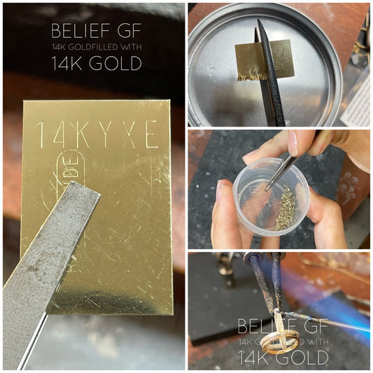 14K Gold Filled Bead Band Ring (2.3mm)