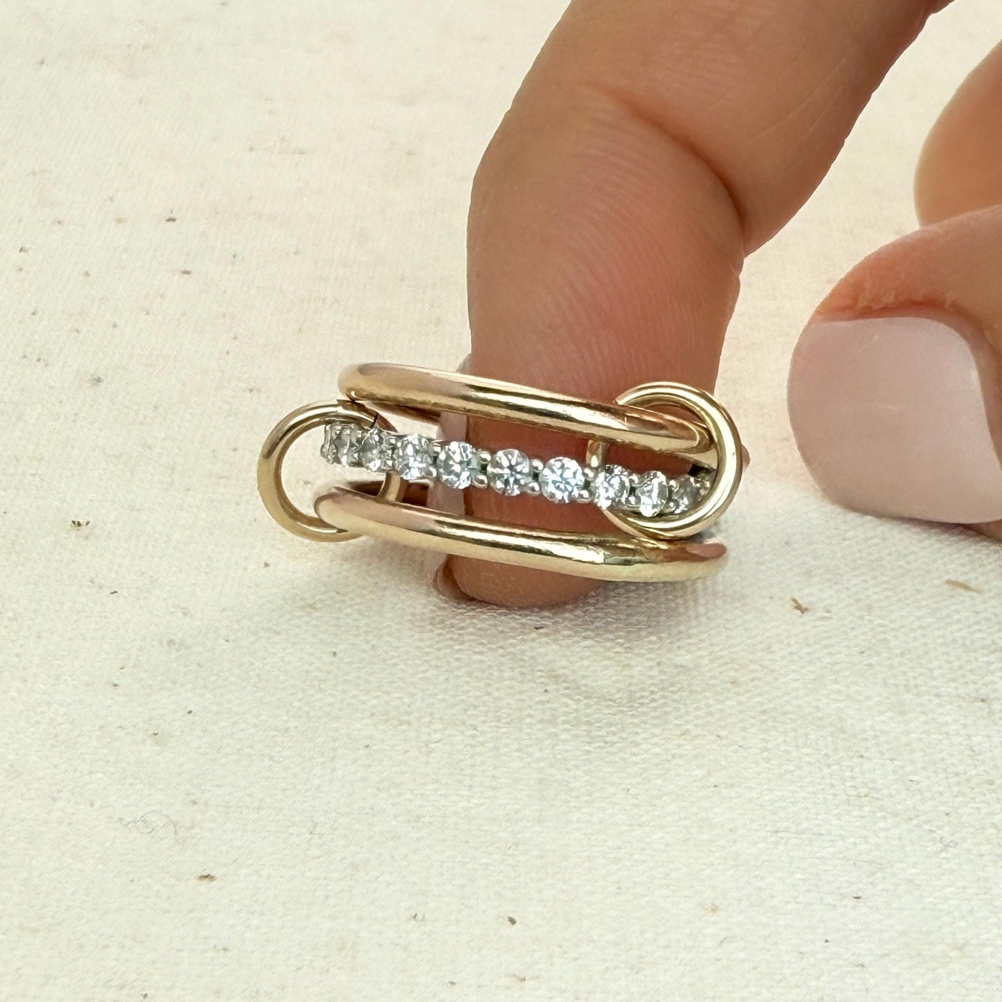 Belief Diamond Collection - Bold Diamond Full Eternity 1.03ct - 925 Sterling Silver Stackable Rings - Lab Grown Diamond (LGDR1)
