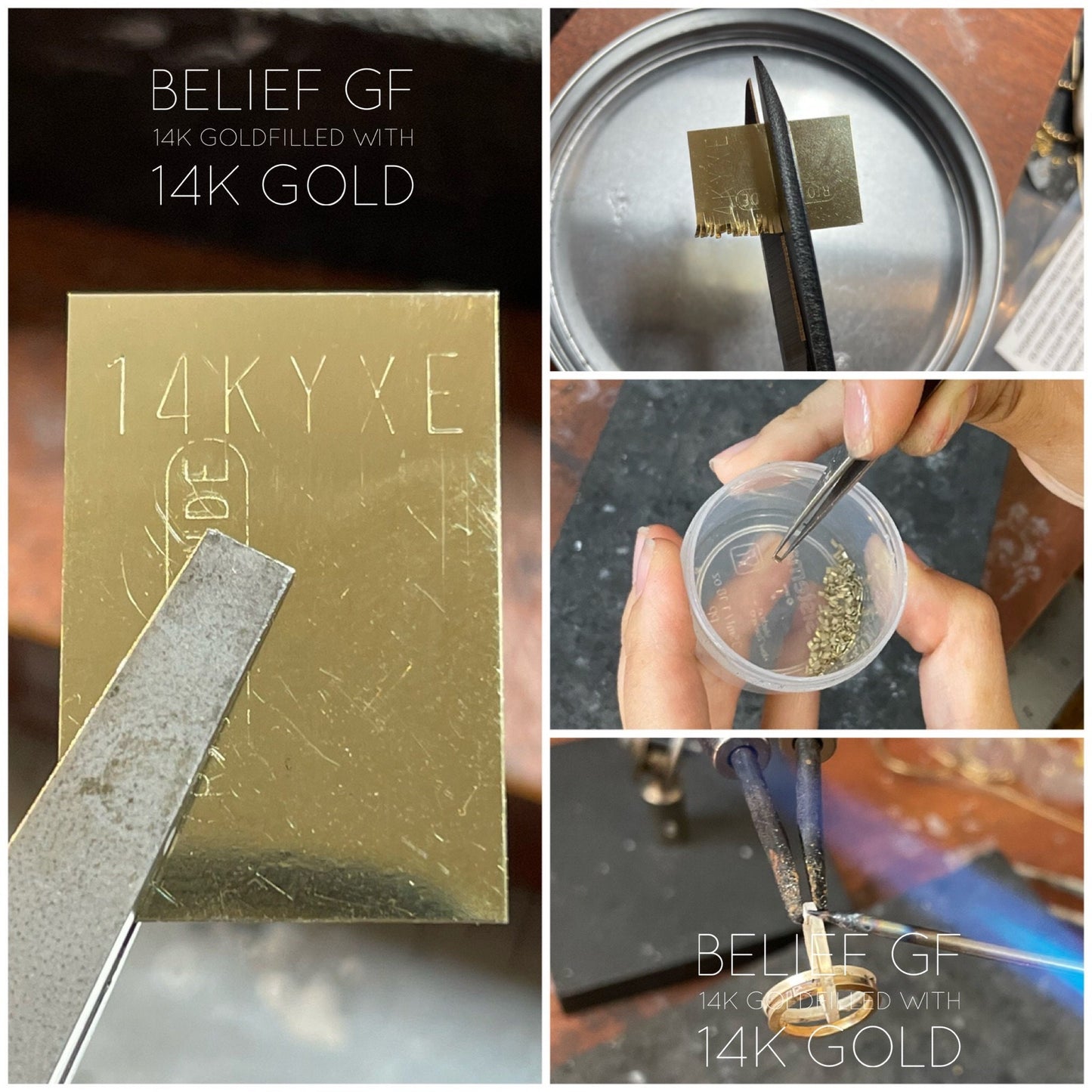 14KGF 3mm Gold Beaded Solitaire Bracelet, Square Diamond CZ Point, Gold Bead Bracelet, Gold Filled Bead Bracelet 1/20 14K