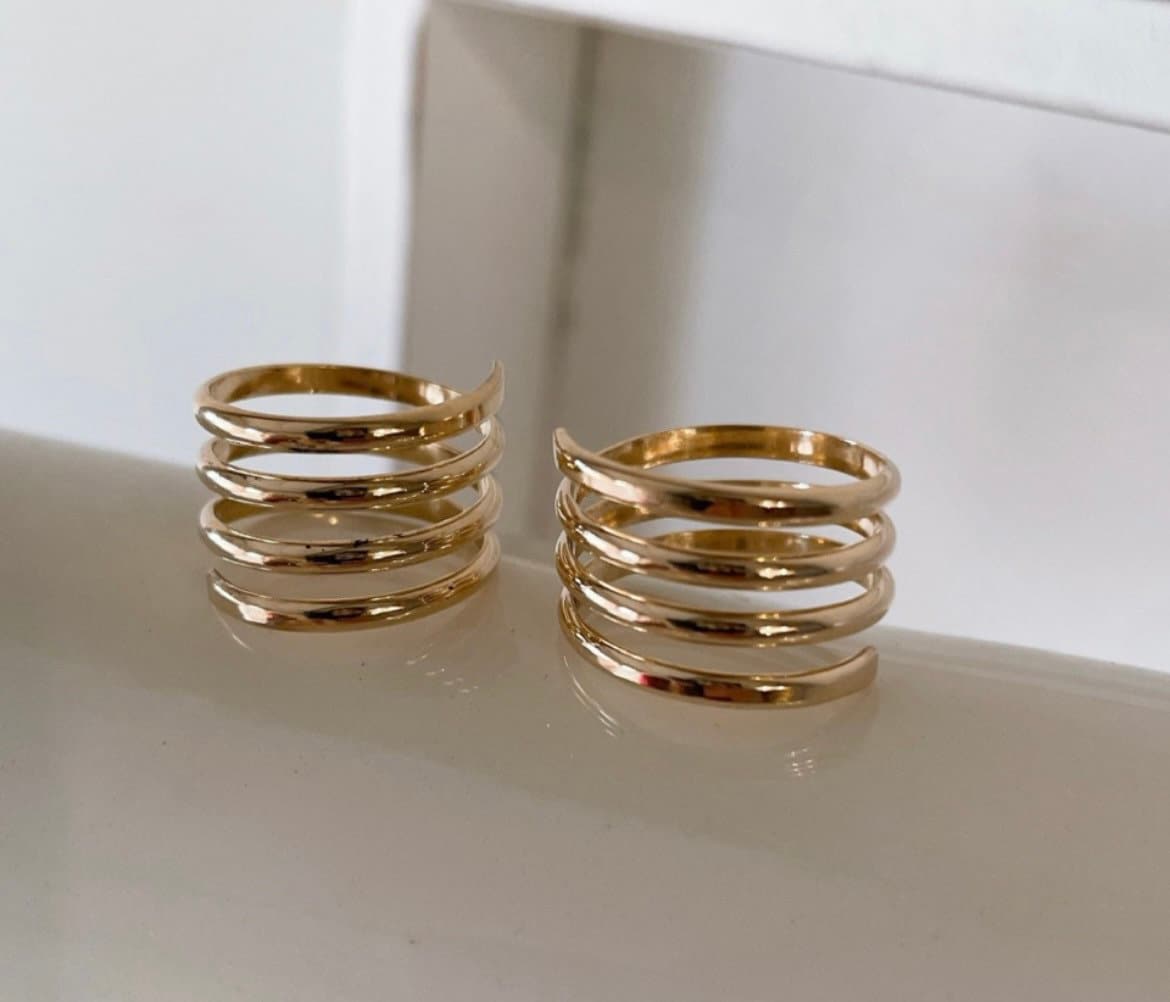 14K Gold Filled Coil Ring