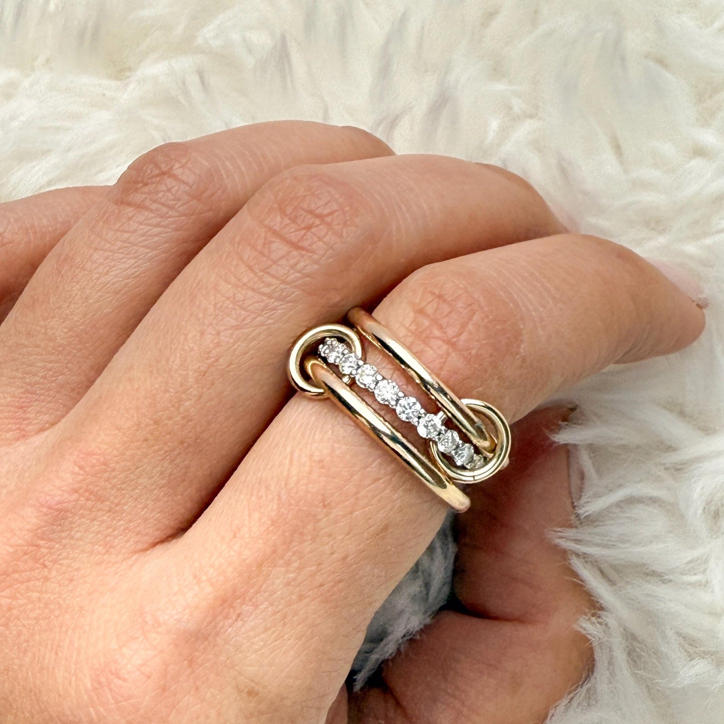 Belief Diamond Collection - Bold Stacking Rings LGDR1