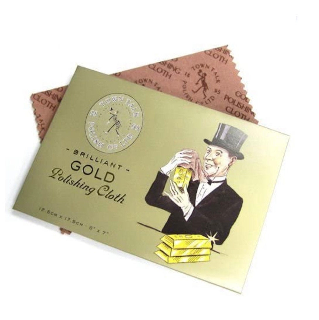 Town Talk Gold Jewelry Polishing Cloth: Non-Scratch Tarnish Remover