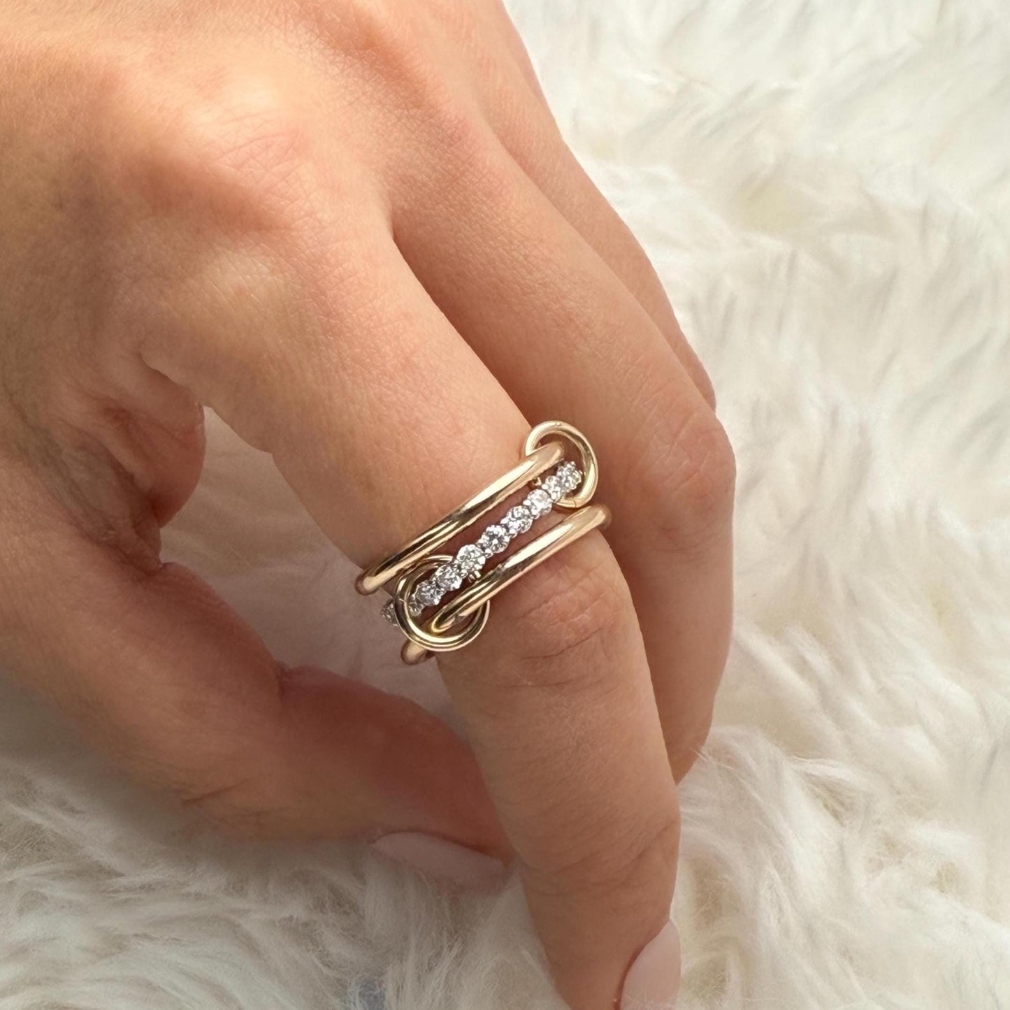 Belief Diamond Collection - Bold Diamond Full Eternity 1.03ct  - 925 Sterling Silver Stackable Rings - Lab Grown Diamond (LGDR1)
