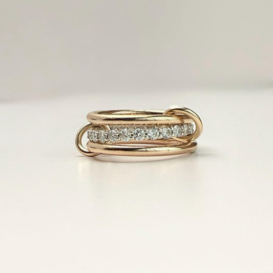 Belief Diamond Collection - Bold Stacking Rings LGDR1