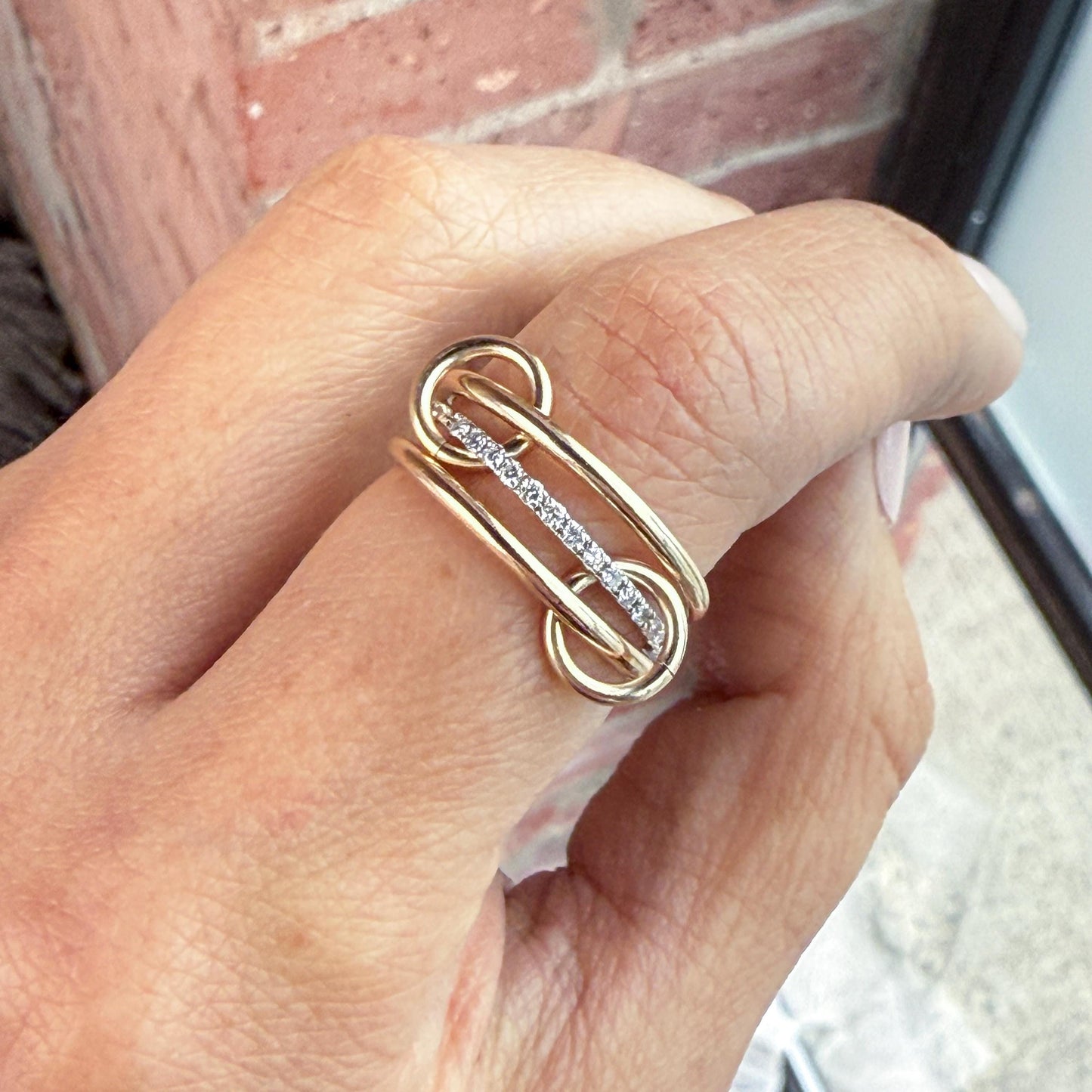Belief Diamond Collection - Petite Solitaire 0.3ct  - 14k Gold Filled Stackable Rings - Lab Grown Diamond Full Eternity LGD R20