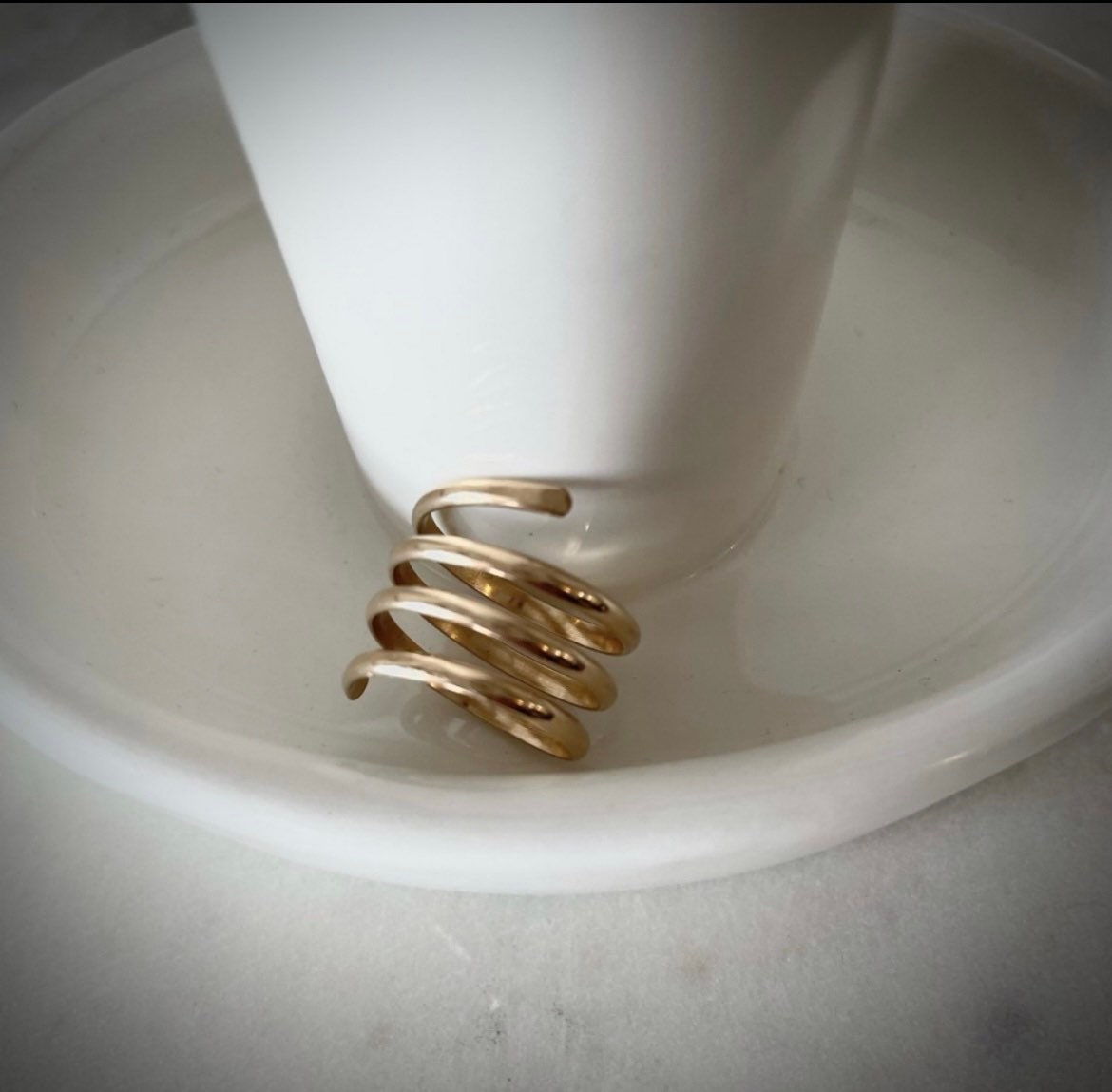 14K Gold Filled Coil Ring