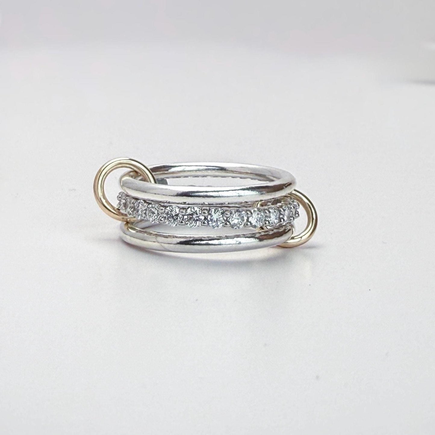 Belief Diamond Collection - Bold Diamond Full Eternity 1.03ct  - 925 Sterling Silver Stackable Rings - Lab Grown Diamond (LGDR1)