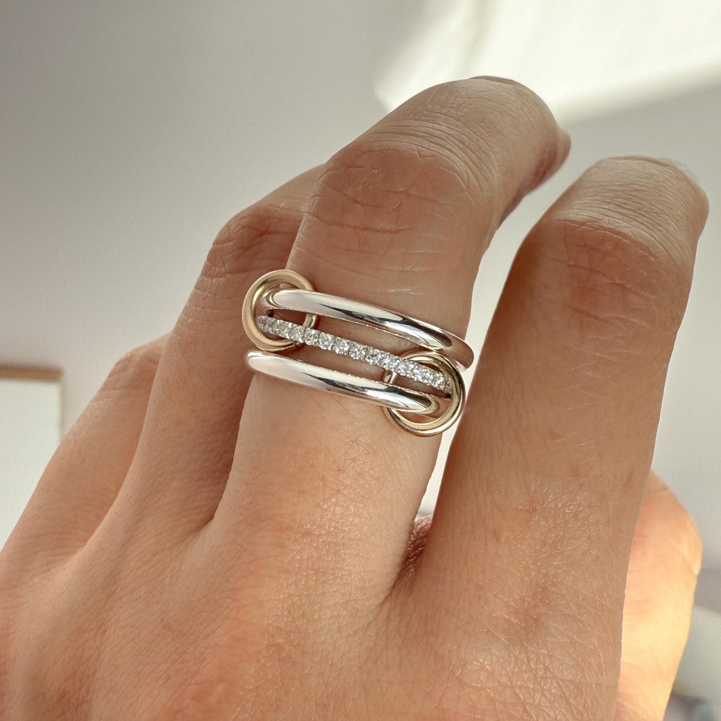 Belief Diamond Collection - Petite Solitaire 0.3ct  - 14k Gold Filled Stackable Rings - Lab Grown Diamond Full Eternity LGD R20
